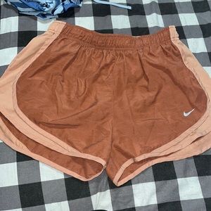 Two Toned Orange Nike Shorts